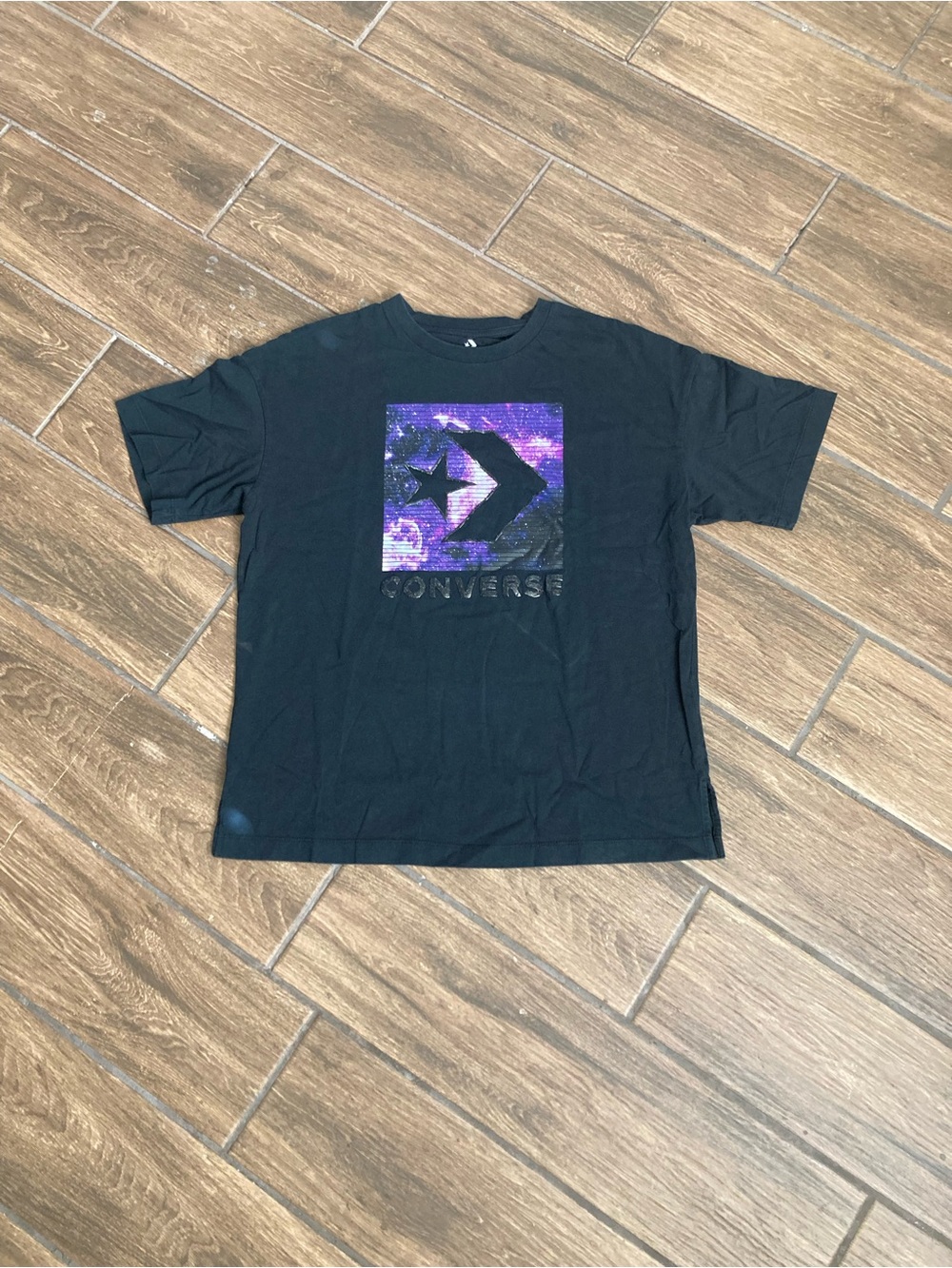 Converse black t shirt
